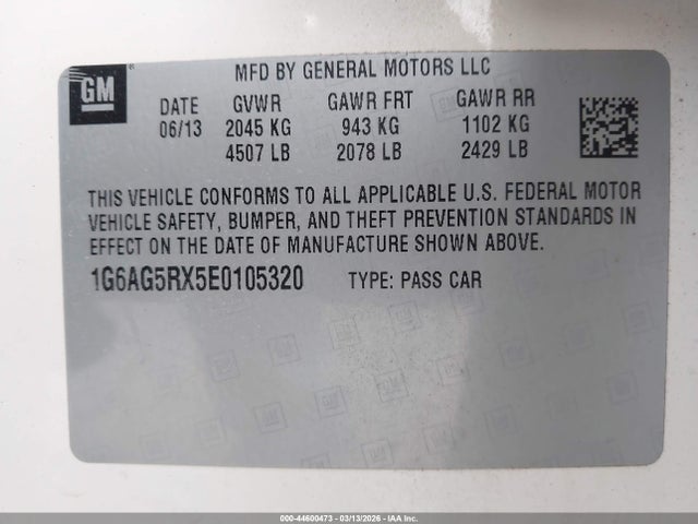 2014 CADILLAC ATS 1G6AG5RX5E0105320 Photo 8