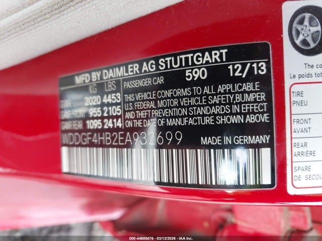 2014 MERCEDES-BENZ C 250 WDDGF4HB2EA932699 Photo 8