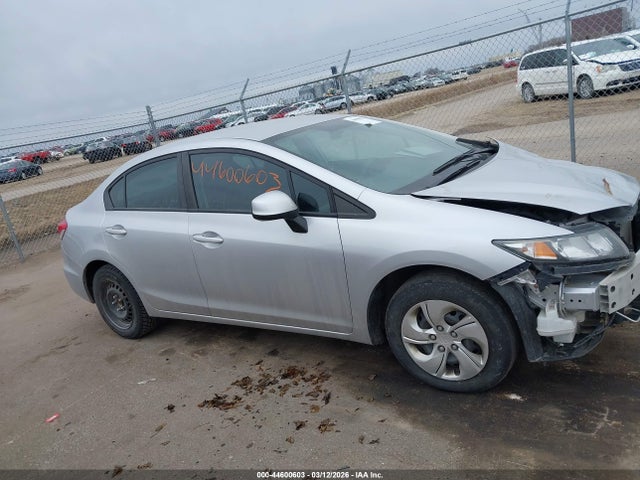 44600603 :رقم المزاد ، 19XFB2F59DE099854 vin ، 2013 Honda Civic Lx مزاد بيع
