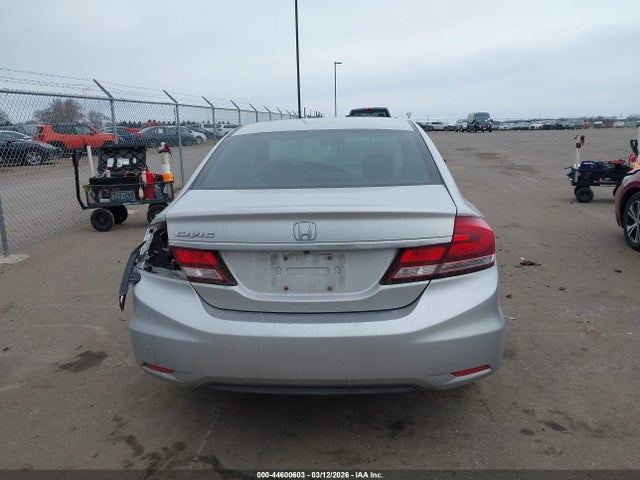 44600603 :رقم المزاد ، 19XFB2F59DE099854 vin ، 2013 Honda Civic Lx مزاد بيع