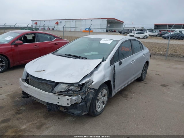 44600603 :رقم المزاد ، 19XFB2F59DE099854 vin ، 2013 Honda Civic Lx مزاد بيع