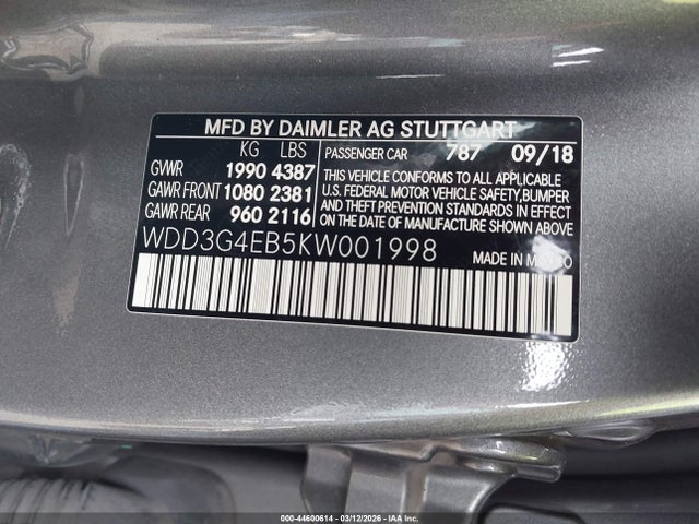 2019 MERCEDES-BENZ A 220 WDD3G4EB5KW001998 Photo 8