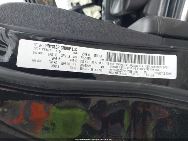 2014 DODGE DURANGO 1C4RDJDG3EC577006 Photo 8