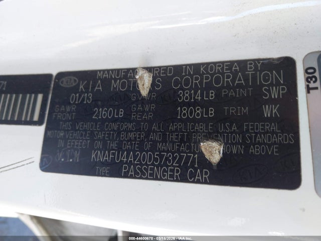 2013 KIA FORTE KNAFU4A20D5732771 Photo 8