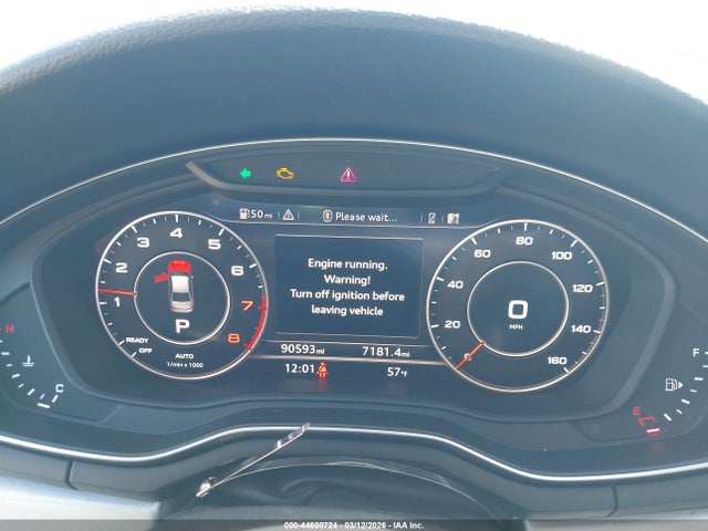 2017 Audi A4 2.0t Premium მანქანა იყიდება აუქციონზე, vin: WAUENAF43HN040124, აუქციონის ნომერი: 44600724