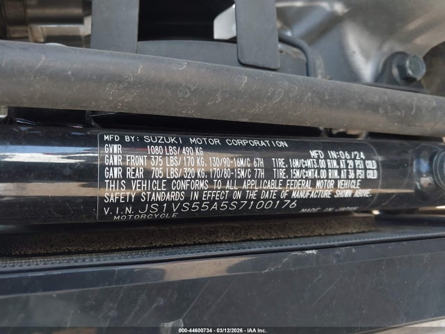 Suzuki Vl800 M/tm 2025 JS1VS55A5S7100176 Image 10