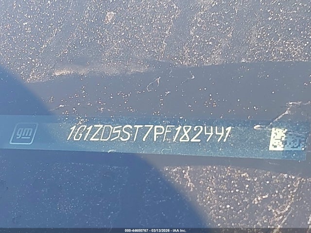1G1ZD5ST7PF182991 Chevrolet Malibu Fwd 1lt