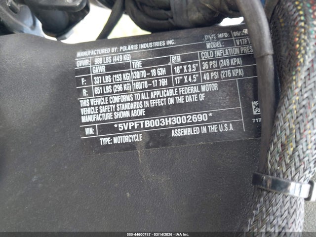 Victory Motorcycles Octane 2017 5VPFTB003H3002690 Image 10