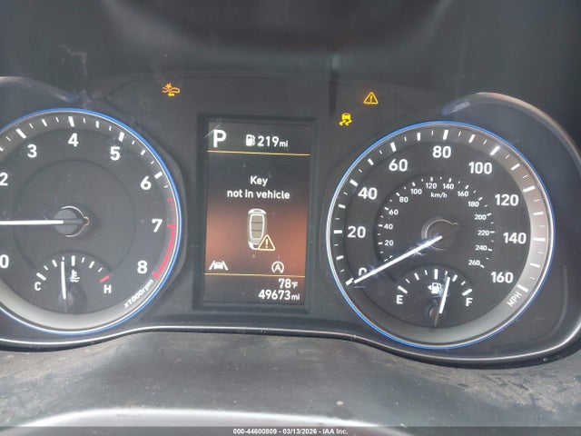 Aukcja sprzedaży 2022 Hyundai Kona Sel, vin: KM8K62AB4NU765968, numer aukcji: 44600809