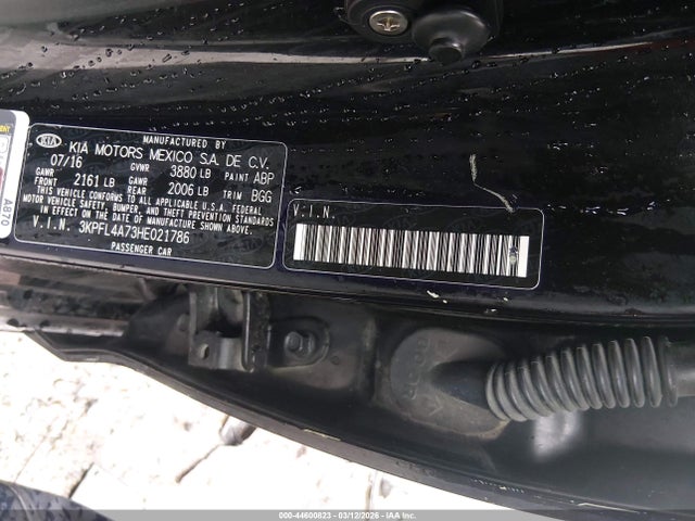 KIA FORTE LX 2017 3KPFL4A73HE021786 Image 9