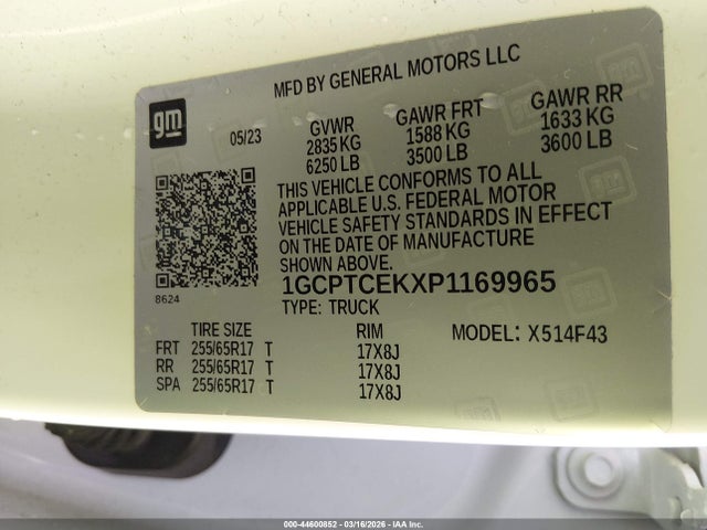 Chevrolet Colorado 4wd Short Box Lt 2023 1GCPTCEKXP1169965 Image 9