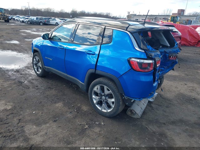 Продажа на аукционе авто 2019 Jeep Compass Limited 4x4, vin: 3C4NJDCB0KT630744, номер лота: 44601006
