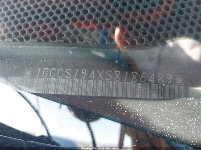 44601056 :رقم المزاد ، 1GCCS194XS8186489 vin ، 1995 Chevrolet S Truck S10 مزاد بيع