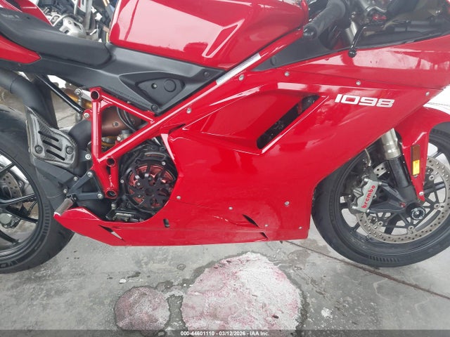 Продаж на аукціоні авто 2007 Ducati 1098 S, vin: ZDM1XBEW27B006796, номер лоту: 44601110