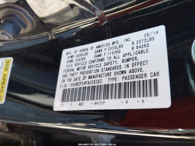 2015 ACURA TLX 19UUB2F54FA006382 Photo 8