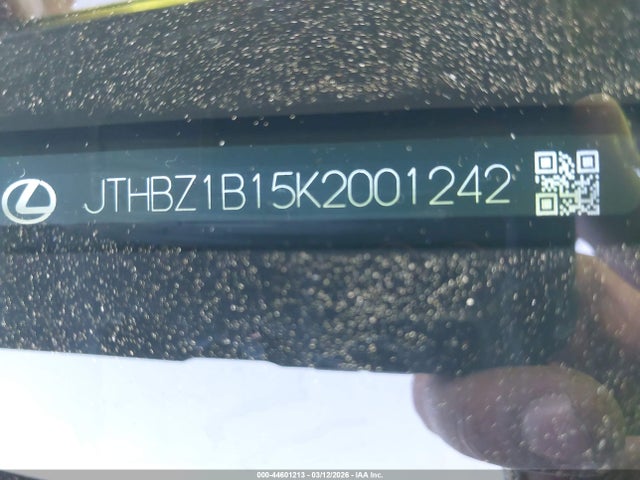Auction sale of the 2019 Lexus Es 350, vin: JTHBZ1B15K2001242, lot number: 44601213