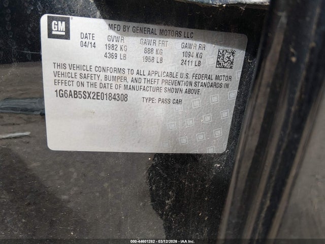 2014 CADILLAC ATS 1G6AB5SX2E0184308 Photo 8