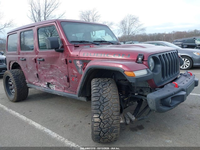 44601310 :رقم المزاد ، 1C4HJXFG5MW711614 vin ، 2021 Jeep Wrangler Unlimited Rubicon 4x4 مزاد بيع