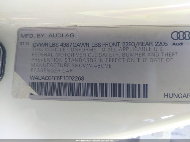 2015 AUDI A3 WAUACGFF6F1002268 Photo 8