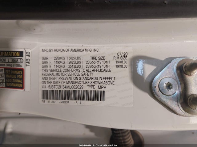 2021 ACURA RDX 5J8TC2H34ML002029 Photo 8