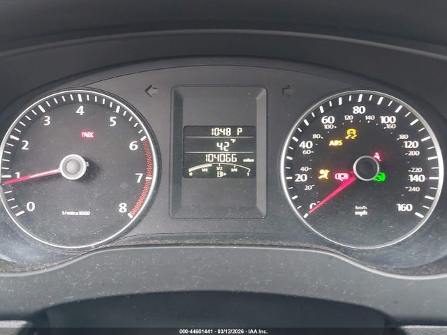 2012 Volkswagen Jetta 2.5l Se მანქანა იყიდება აუქციონზე, vin: 3VWDP7AJ4CM386823, აუქციონის ნომერი: 44601441