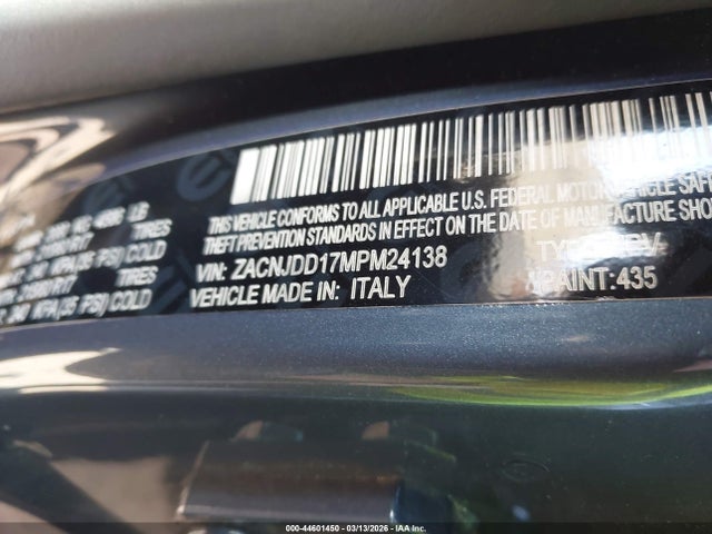 2021 JEEP RENEGADE ZACNJDD17MPM24138 Photo 8