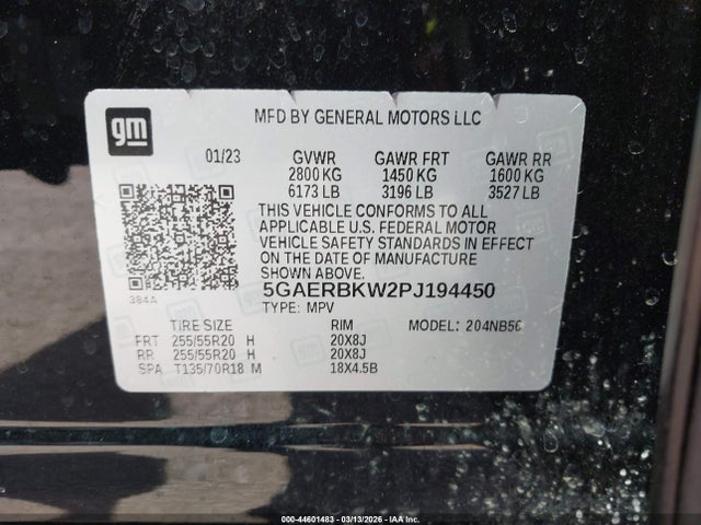 Продажа на аукционе авто 2023 Buick Enclave Essence Fwd, vin: 5GAERBKW2PJ194450, номер лота: 44601483