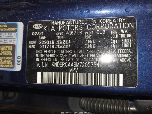 KNDERCAA9M7205754 KIA SELTOS EX
