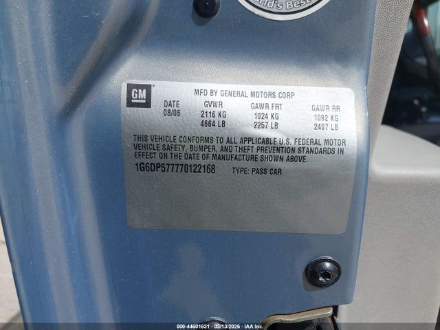 2007 CADILLAC CTS 1G6DP577770122168 Photo 8