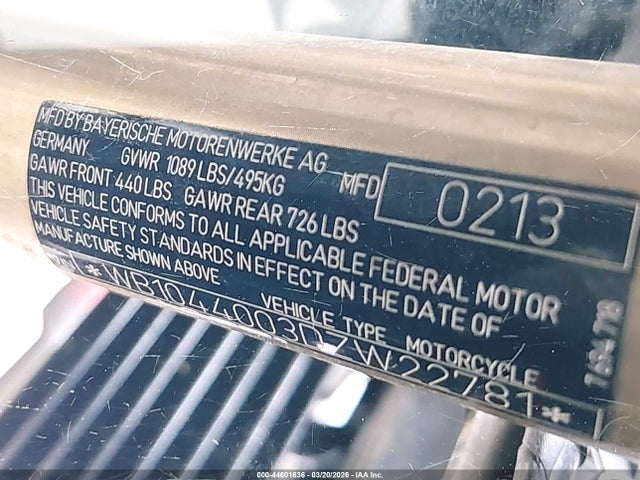 2013 BMW R1200 WB1044003DZW22781 Photo 9