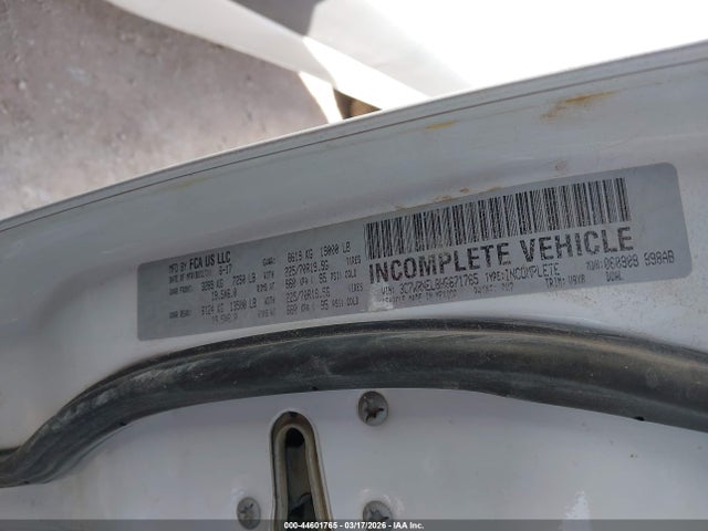 Продаж на аукціоні авто 2017 Ram 5500 Chassis Tradesman/slt/laramie, vin: 3C7WRNEL8HG671765, номер лоту: 44601765