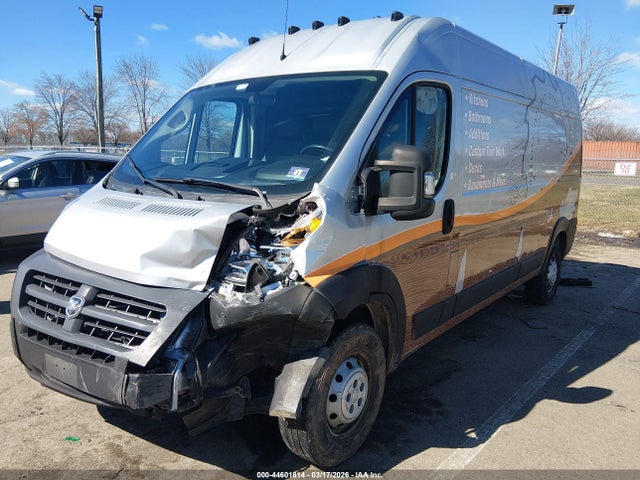2018 Ram Promaster 2500 High Roof 159 Wb მანქანა იყიდება აუქციონზე, vin: 3C6TRVDG8JE151742, აუქციონის ნომერი: 44601814