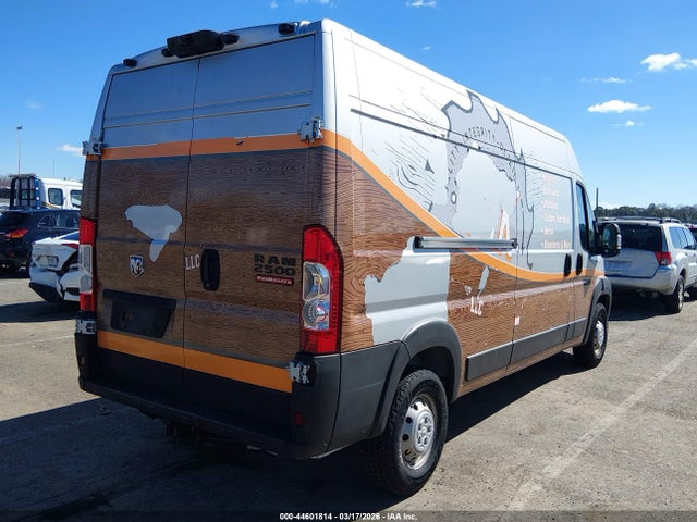 2018 Ram Promaster 2500 High Roof 159 Wb მანქანა იყიდება აუქციონზე, vin: 3C6TRVDG8JE151742, აუქციონის ნომერი: 44601814