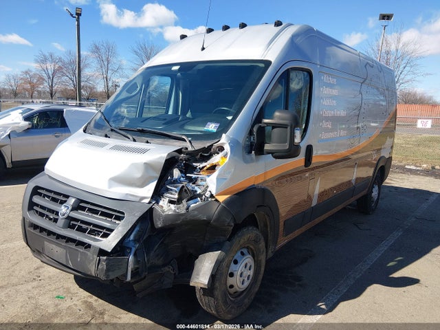 2018 Ram Promaster 2500 High Roof 159 Wb მანქანა იყიდება აუქციონზე, vin: 3C6TRVDG8JE151742, აუქციონის ნომერი: 44601814