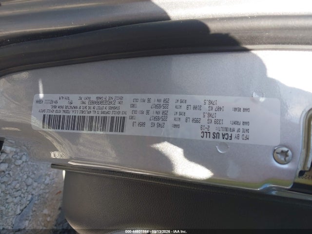 44601864 :رقم المزاد ، 2C4RDGEG6KR640653 vin ، 2019 Dodge Grand Caravan Gt مزاد بيع