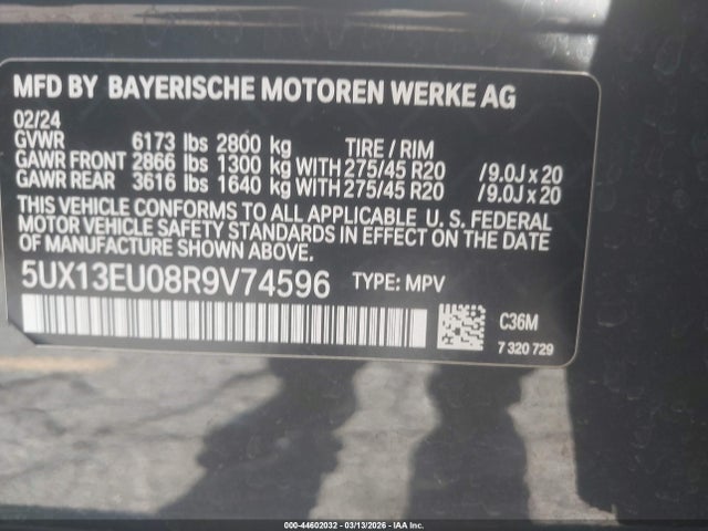 5UX13EU08R9V74596 BMW X5 Sdrive40i
