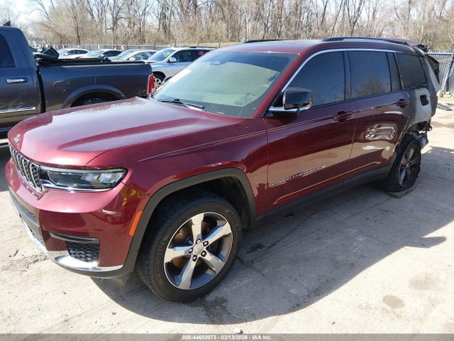44602073 :رقم المزاد ، 1C4RJKBG9M8101944 vin ، 2021 Jeep Grand Cherokee L Limited 4x4 مزاد بيع
