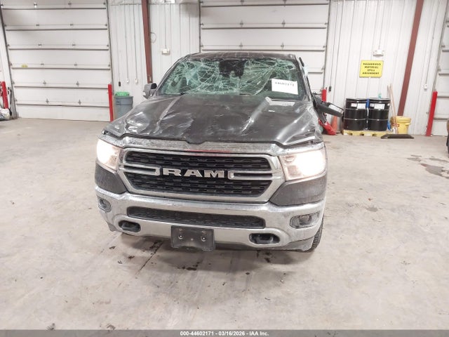 44602171 :رقم المزاد ، 1C6RRFMG0NN383723 vin ، 2022 Ram 1500 Big Horn  4x4 6'4 Box مزاد بيع
