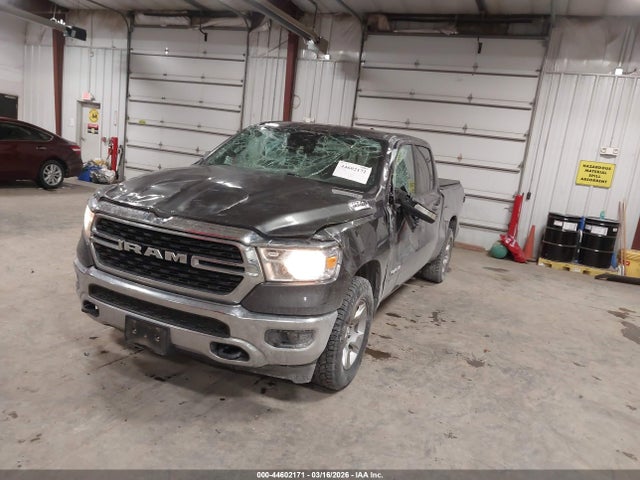 44602171 :رقم المزاد ، 1C6RRFMG0NN383723 vin ، 2022 Ram 1500 Big Horn  4x4 6'4 Box مزاد بيع