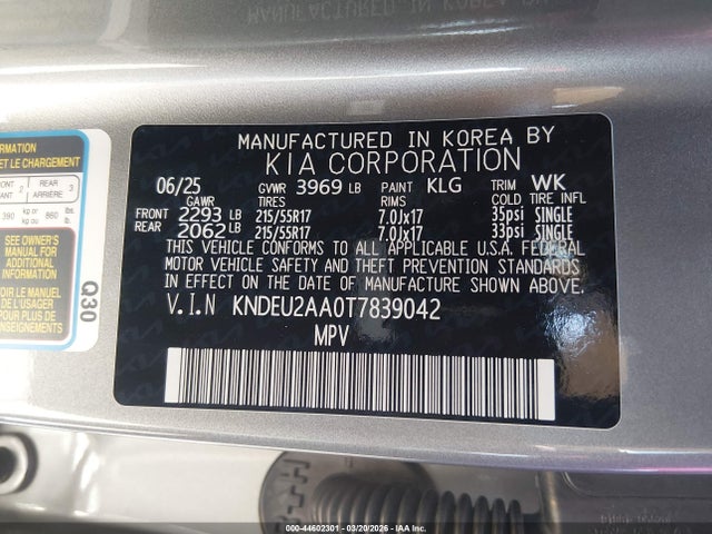 KIA SELTOS S 2026 KNDEU2AA0T7839042 Image 9