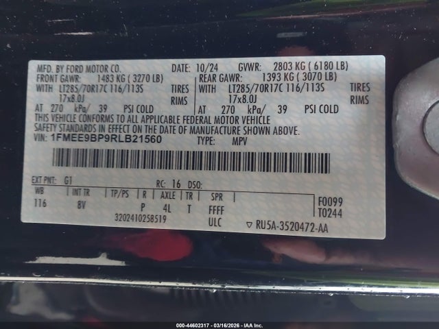 2024 FORD BRONCO 1FMEE9BP9RLB21560 Photo 8