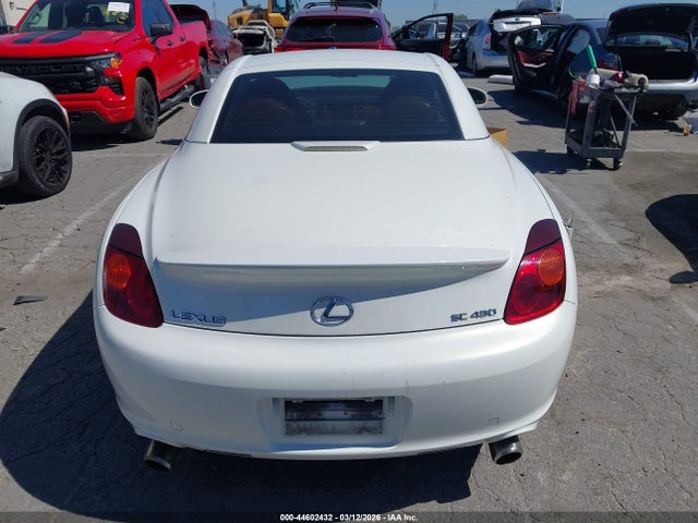 Aukcja sprzedaży 2002 Lexus Sc 430, vin: JTHFN48Y420019410, numer aukcji: 44602432