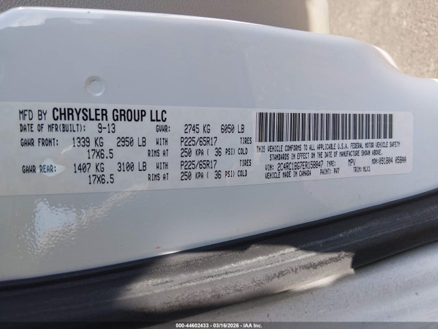 2C4RC1BG7ER158847 Chrysler Town &amp; Country Touring
