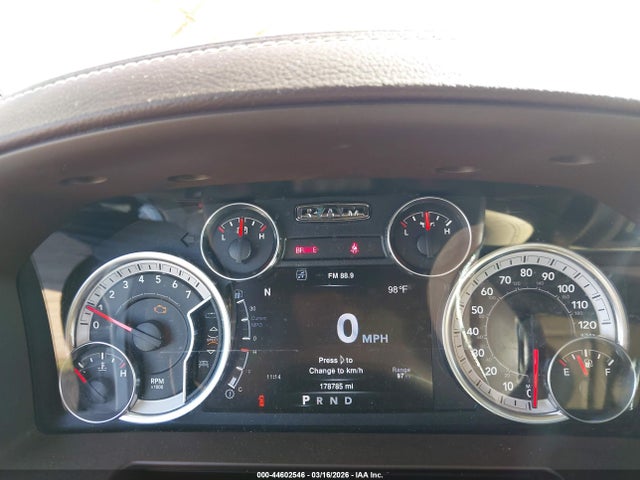 Продажа на аукционе авто 2013 Ram 1500 Laramie, vin: 1C6RR7NT0DS603718, номер лота: 44602546