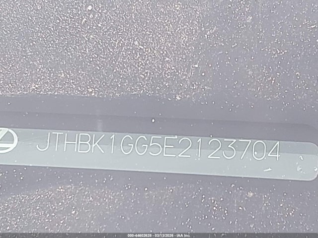 JTHBK1GG5E2123704 Lexus ES 350