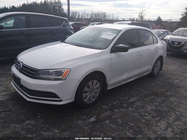 2015 Volkswagen Jetta 2.0l S მანქანა იყიდება აუქციონზე, vin: 3VW2K7AJ2FM217636, აუქციონის ნომერი: 44602683