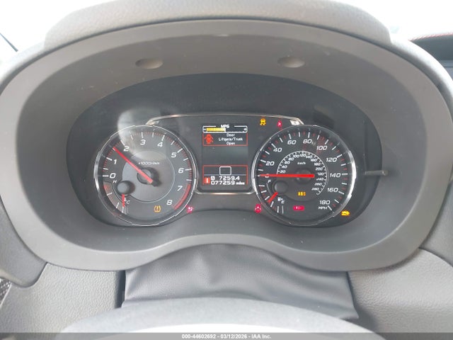 Auction sale of the 2020 Subaru Wrx Premium, vin: JF1VA1B6XL9829724, lot number: 44602692
