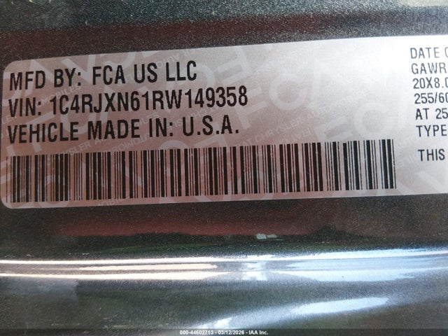 1C4RJXN61RW149358 Jeep Wrangler 4xe Sport S 4xe