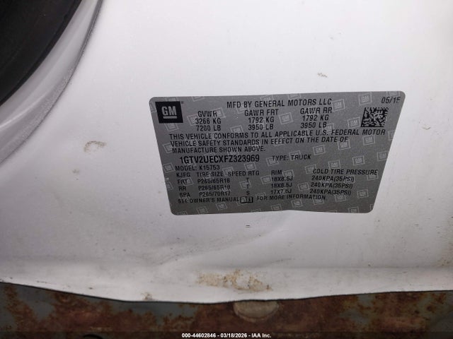 2015 GMC SIERRA 1500 1GTV2UECXFZ323969 Photo 8