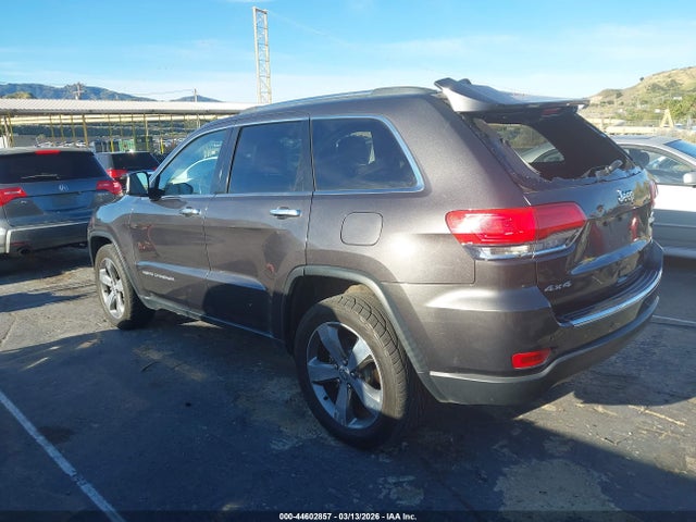 2015 Jeep Grand Cherokee Limited მანქანა იყიდება აუქციონზე, vin: 1C4RJFBG8FC230474, აუქციონის ნომერი: 44602857
